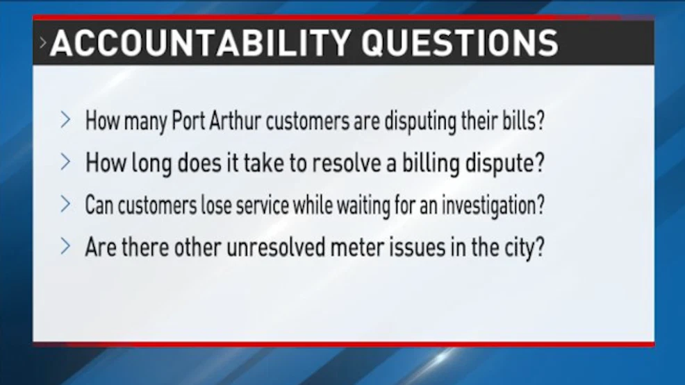 Port Arthur homeowner disputes water bills for 5 years, says balance keeps rising